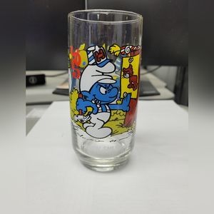 Vintage Smurfs Tumbler Handy Smurf